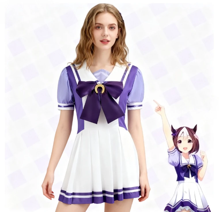 Pretty Derby Cosplay Umaru Training Center Costume Role-playing Costume Christmas Special Week Performance Costume Full Set
Pretty Derby Cosplay Umaru Training Center Costume Role-playing Costume Christmas Special Week Performance Costume Full Set