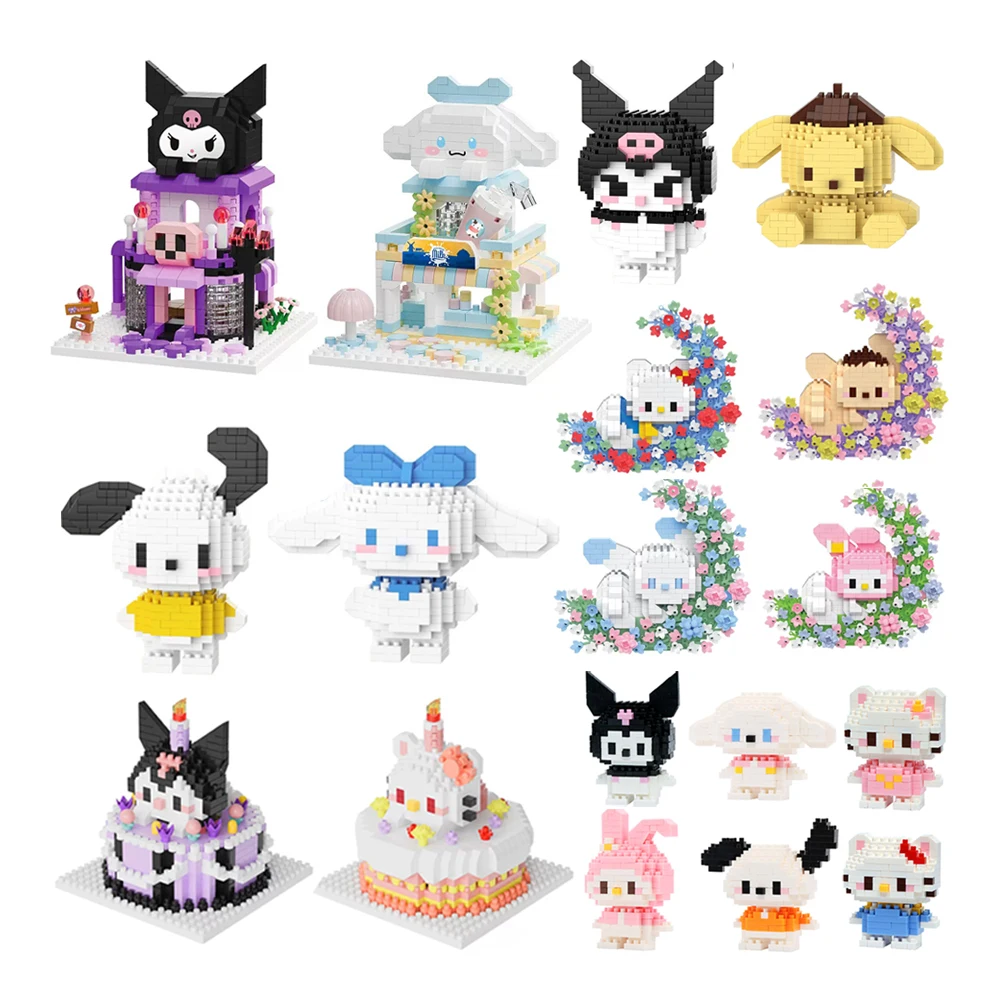 Hello Kitty Building Blocks My Melody Cinnamoroll Ornament Sanrio Figures Kuromi Bricks Children's Assembly Toys Model Gift
Hello Kitty Building Blocks My Melody Cinnamoroll Ornament Sanrio Figures Kuromi Bricks Children's Assembly Toys Model Gift