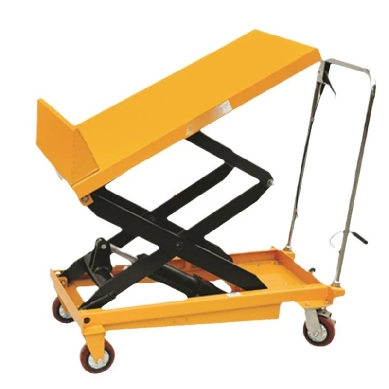 Manual tiltable platform car Bench tilt hydraulic lift car
Manual tiltable platform car Bench tilt hydraulic lift car