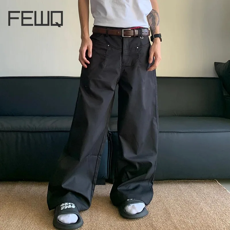 FEWQ American Loose Straight Leg Wide Leg Pants Summer New Casual Pants 2024 Solid Color Malr Trousers Fashion 24E1020
FEWQ American Loose Straight Leg Wide Leg Pants Summer New Casual Pants 2024 Solid Color Malr Trousers Fashion 24E1020