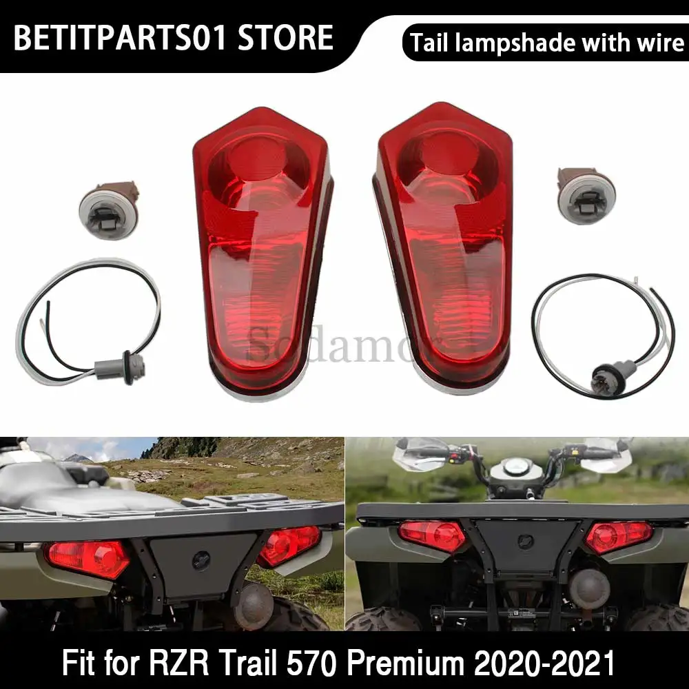 1 Pair Motorcycle Part Rear Brake Stop Tail Lights Lampshade Fit For Polaris Sportsman 850 High Lifter Edition 2022-2024 2020
1 Pair Motorcycle Part Rear Brake Stop Tail Lights Lampshade Fit For Polaris Sportsman 850 High Lifter Edition 2022-2024 2020