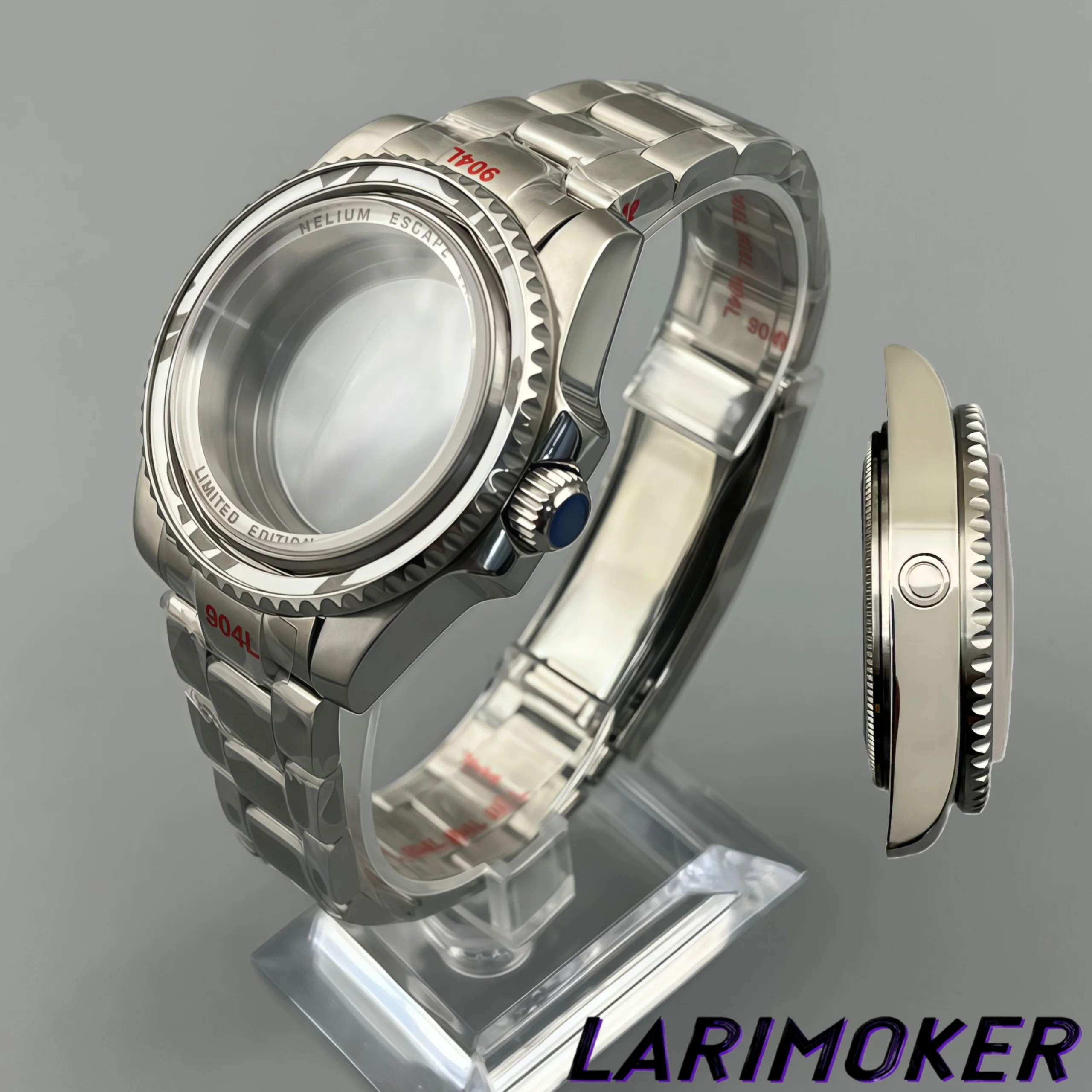 Корпус часов LARIMOKER 40 мм в стиле SEA с браслетом Oyster, сапфировым стеклом, водонепроницаемый, подходит для механизмов NH Miyota ETA2824 PT5000.
Корпус часов LARIMOKER 40 мм в стиле SEA с браслетом Oyster, сапфировым стеклом, водонепроницаемый, подходит для механизмов NH Miyota ETA2824 PT5000.