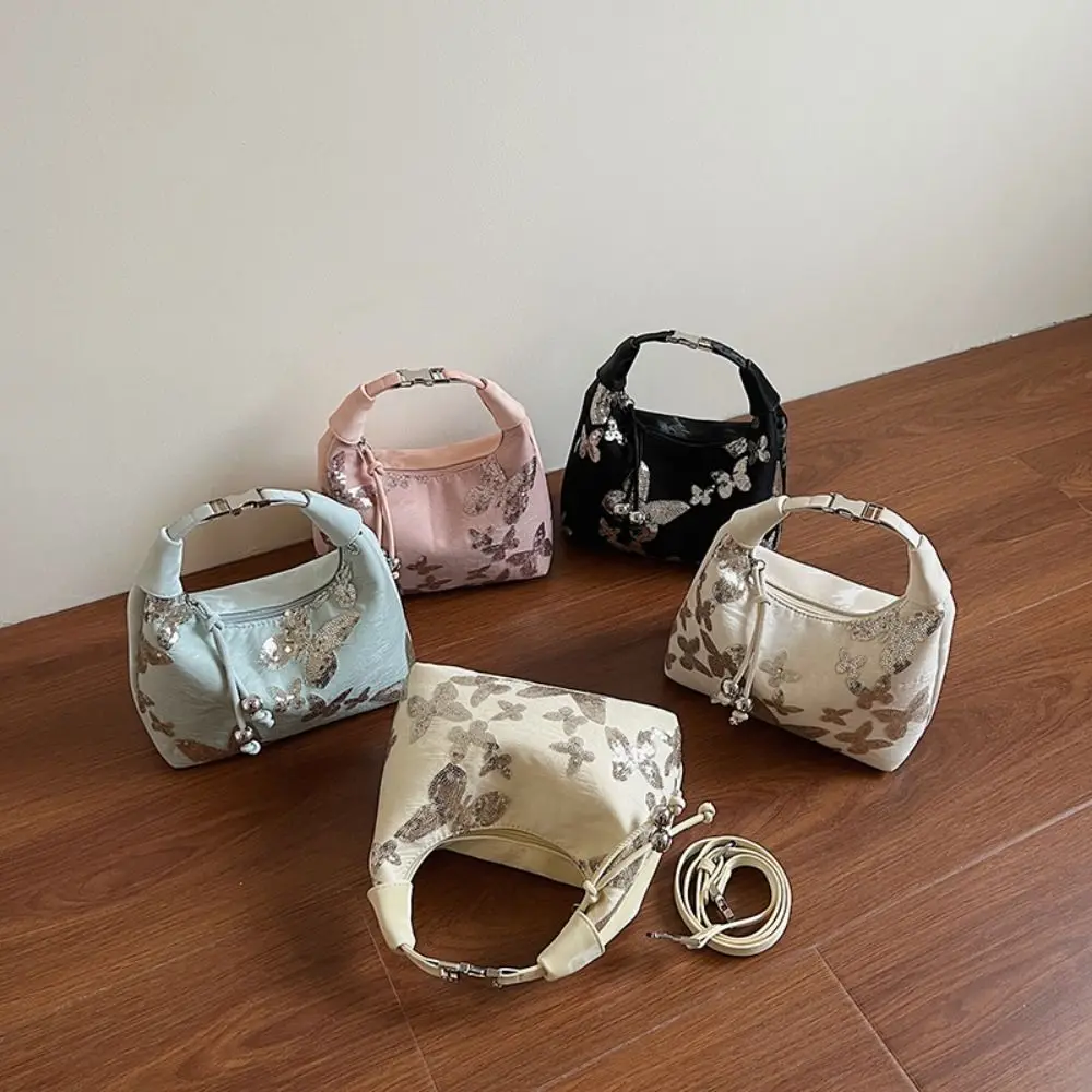 Casual Sequin Chinese Style Handbag Purses Zipper Cheongsam Bag PU Butterfly Hanfu Embroidery Handbag Wedding
Casual Sequin Chinese Style Handbag Purses Zipper Cheongsam Bag PU Butterfly Hanfu Embroidery Handbag Wedding