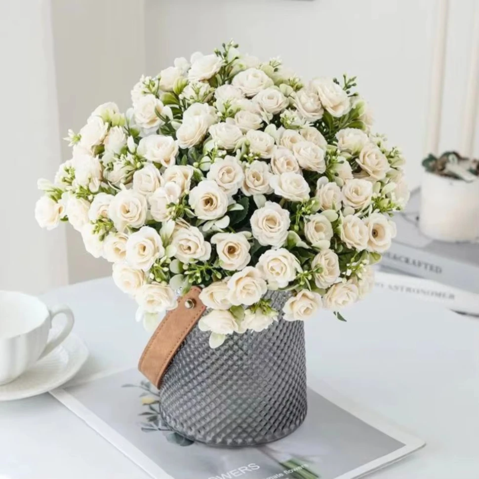 1pc ArtificialFlower Silk Rose Wedding bridalbouquet Valentine'sday Home Outdoor garden wreath ultraviolet proof DIY gift Decora
1pc ArtificialFlower Silk Rose Wedding bridalbouquet Valentine'sday Home Outdoor garden wreath ultraviolet proof DIY gift Decora