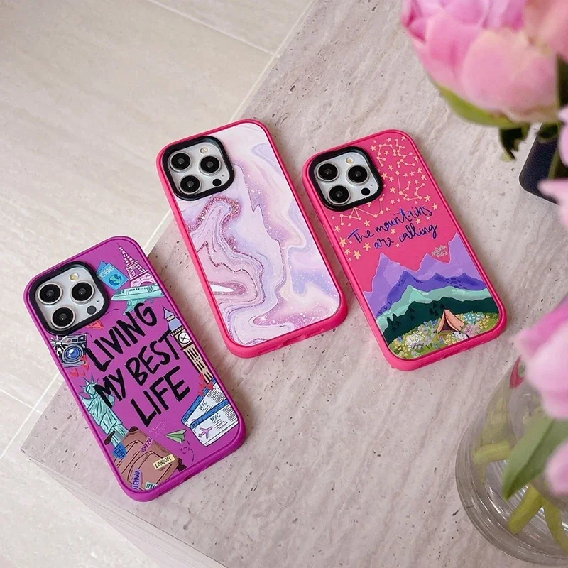 Living My Best Life Pink Purple Frosted IPhone Case Cover for IPhone 13 14 15 Pro Max Case
Living My Best Life Pink Purple Frosted IPhone Case Cover for IPhone 13 14 15 Pro Max Case