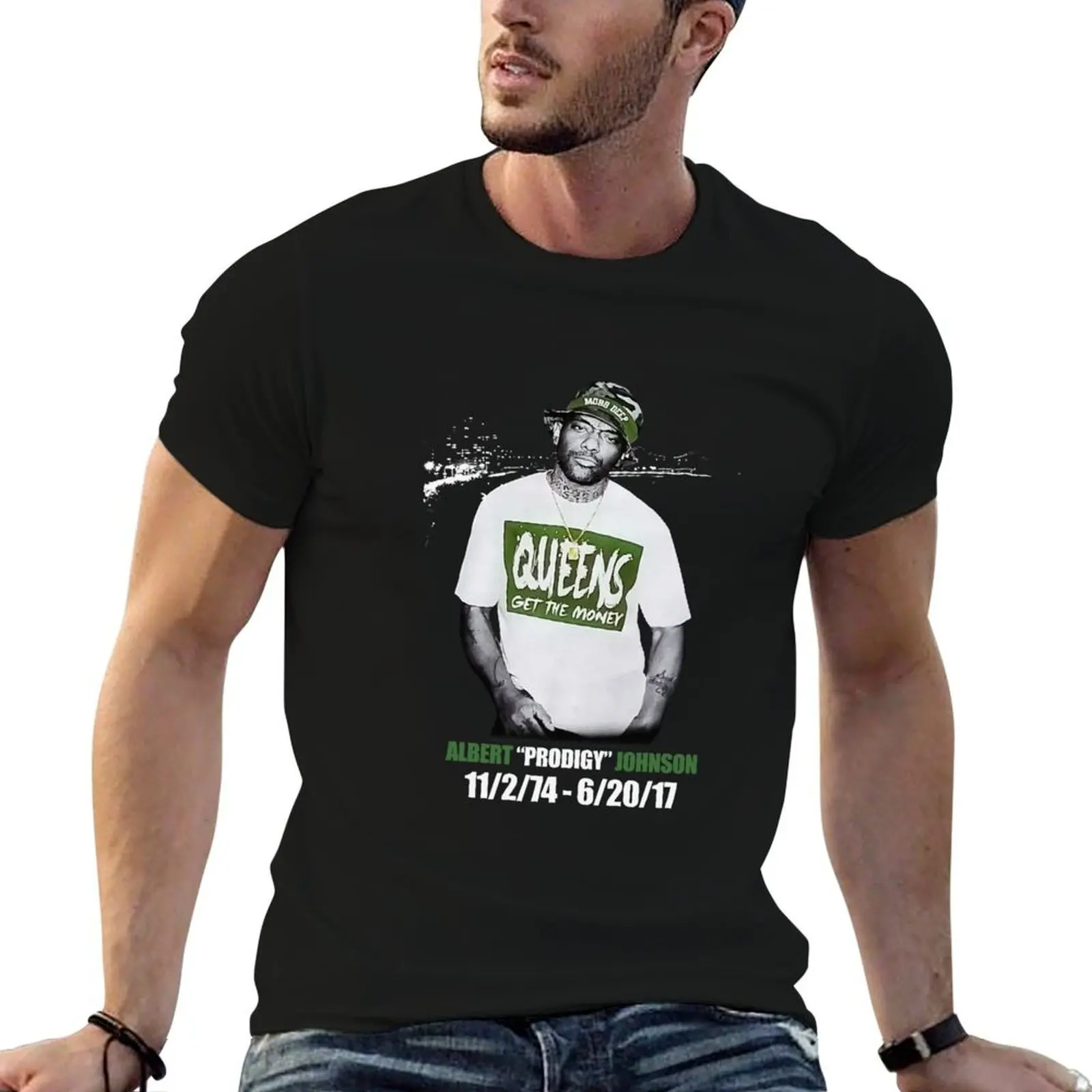 AlbeRt ProDigy JohnSon Rip Hip Hop MoBb DeEp Men's Black For Man Funny For Boys Birthday Gift Love T-Shirt
AlbeRt ProDigy JohnSon Rip Hip Hop MoBb DeEp Men's Black For Man Funny For Boys Birthday Gift Love T-Shirt