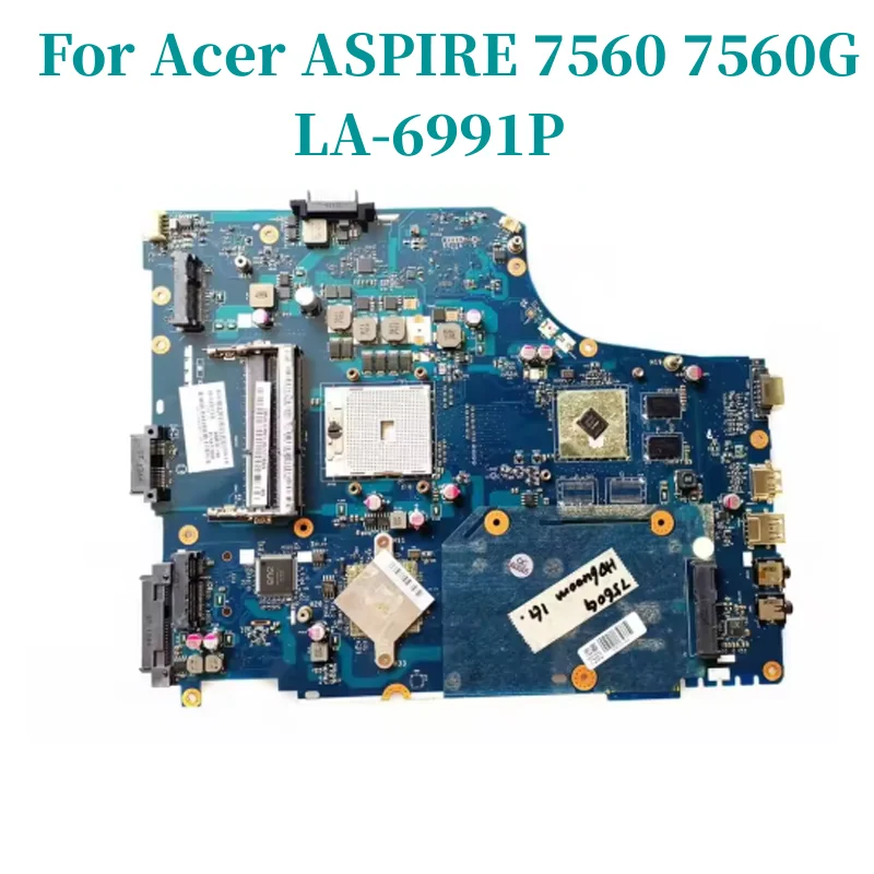 Материнская плата для ноутбука Acer ASPIRE 7560 7560G MBBUX02001 LA-6991P, разъем для основной платы fs1 DDR3, полностью протестирована
Материнская плата для ноутбука Acer ASPIRE 7560 7560G MBBUX02001 LA-6991P, разъем для основной платы fs1 DDR3, полностью протестирована