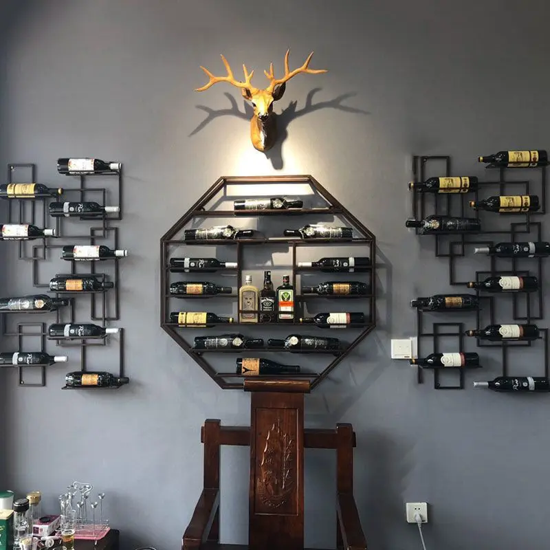 Customized. European-Style Simple Modern Iron Wine Cabinet Wine Rack Wall Mountable Wall Bar Chateau Wine Decoration Display Sta
Customized. European-Style Simple Modern Iron Wine Cabinet Wine Rack Wall Mountable Wall Bar Chateau Wine Decoration Display Sta