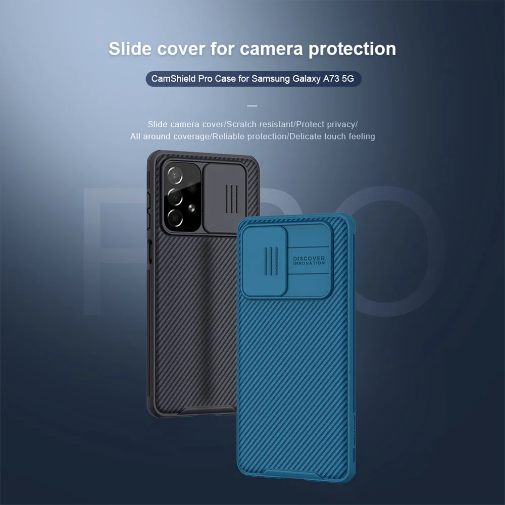Для Samsung Galaxy A73 5G NILLKIN CamShield Pro Чехол с объективом для камеры защитная накладка на заднюю панель
Для Samsung Galaxy A73 5G NILLKIN CamShield Pro Чехол с объективом для камеры защитная накладка на заднюю панель