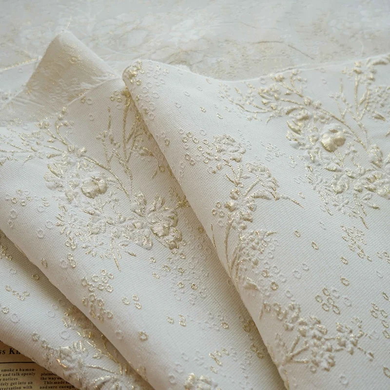 Retro Metal Wire Women's Cheongsam Fabric Spring Autumn Simple Dress Bouquet Decorative Clothing Cloth for Diy Sewing
Retro Metal Wire Women's Cheongsam Fabric Spring Autumn Simple Dress Bouquet Decorative Clothing Cloth for Diy Sewing