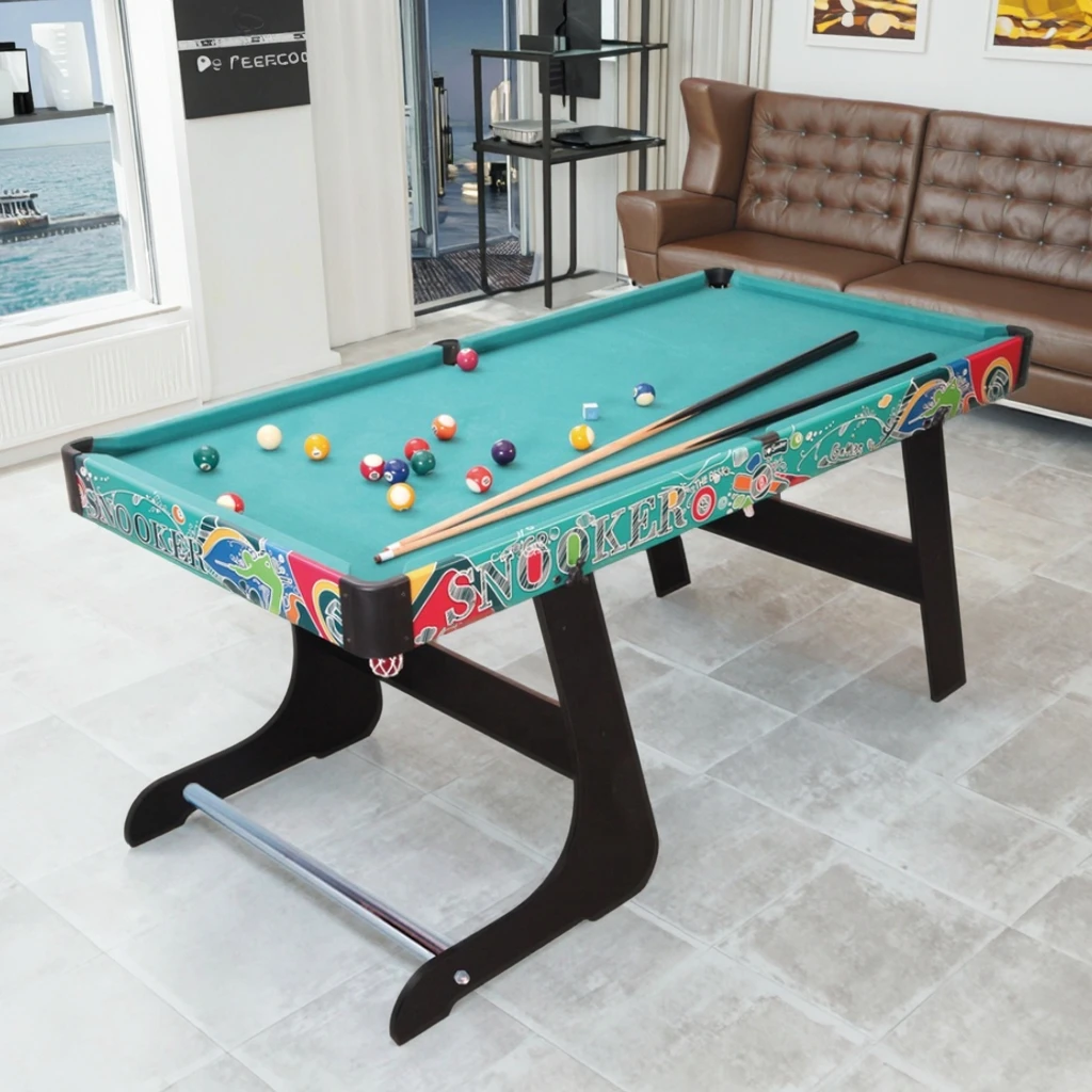 Factory Price 5.2 ft Folding Pool Table, Indoor Family Sports Snooker & Billiard Game Table
Factory Price 5.2 ft Folding Pool Table, Indoor Family Sports Snooker & Billiard Game Table