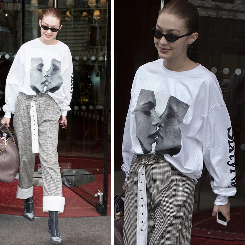 Gigi High Waist Straight Leg Wide Leg Casual Pants British Checkered Nine Points Women's Belted Trousers Fashionable Casual Wear
Gigi High Waist Straight Leg Wide Leg Casual Pants British Checkered Nine Points Women's Belted Trousers Fashionable Casual Wear