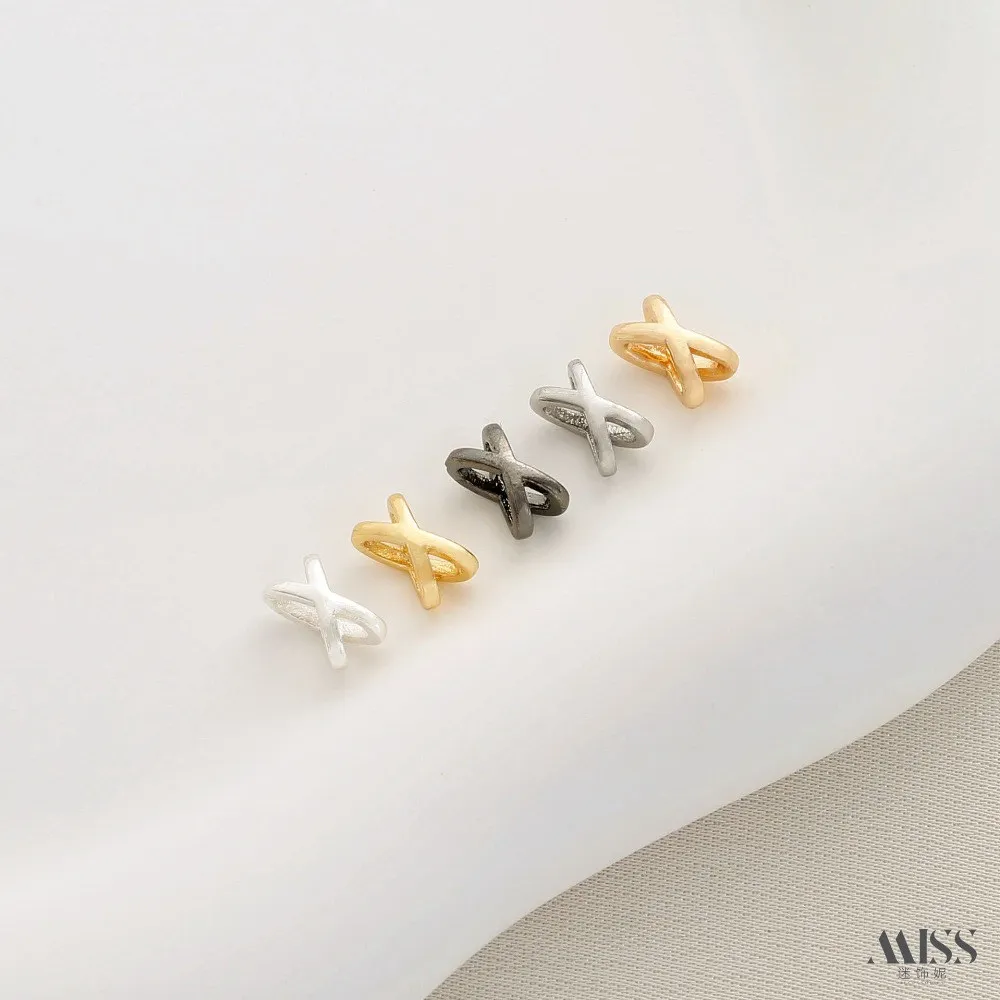 14K Gold-packed Color X-shaped Double-layer Bow Knotted Ball Bead-separated DIY Bracelet Necklace String Jewelry Accessories
14K Gold-packed Color X-shaped Double-layer Bow Knotted Ball Bead-separated DIY Bracelet Necklace String Jewelry Accessories
