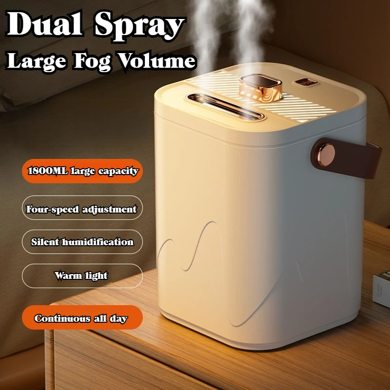 Увлажнитель с двойным распылением, ночник, очиститель воздуха большой емкости, домашний бесшумный дизайн, подходит для беременных женщин и детей
Увлажнитель с двойным распылением, ночник, очиститель воздуха большой емкости, домашний бесшумный дизайн, подходит для беременных женщин и детей