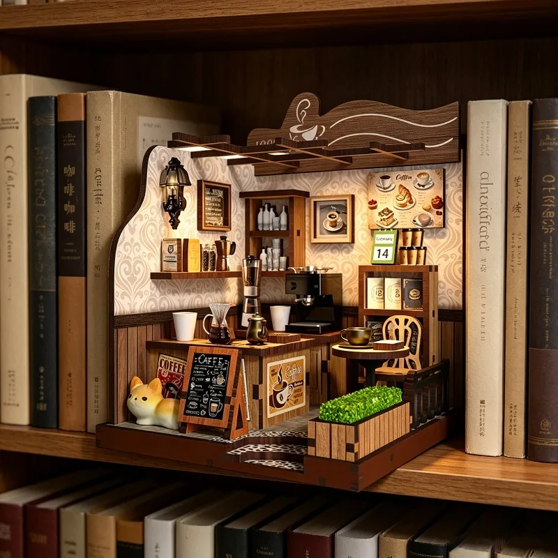 3D Wooden Puzzle Cottage Country Coffee House Model Smart Handmade Toys Micro View Bookends
3D Wooden Puzzle Cottage Country Coffee House Model Smart Handmade Toys Micro View Bookends