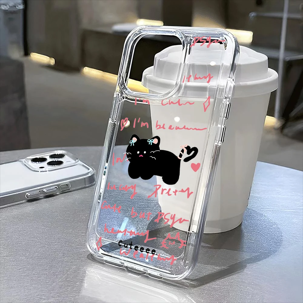 Cute Cat Clear Case For iPhone16 Pro Max 16Pro 16Plus 16 15 Pro Max 15Pro 15Plus 15 13 13Pro 14 12 11Pro Max Plus
Cute Cat Clear Case For iPhone16 Pro Max 16Pro 16Plus 16 15 Pro Max 15Pro 15Plus 15 13 13Pro 14 12 11Pro Max Plus