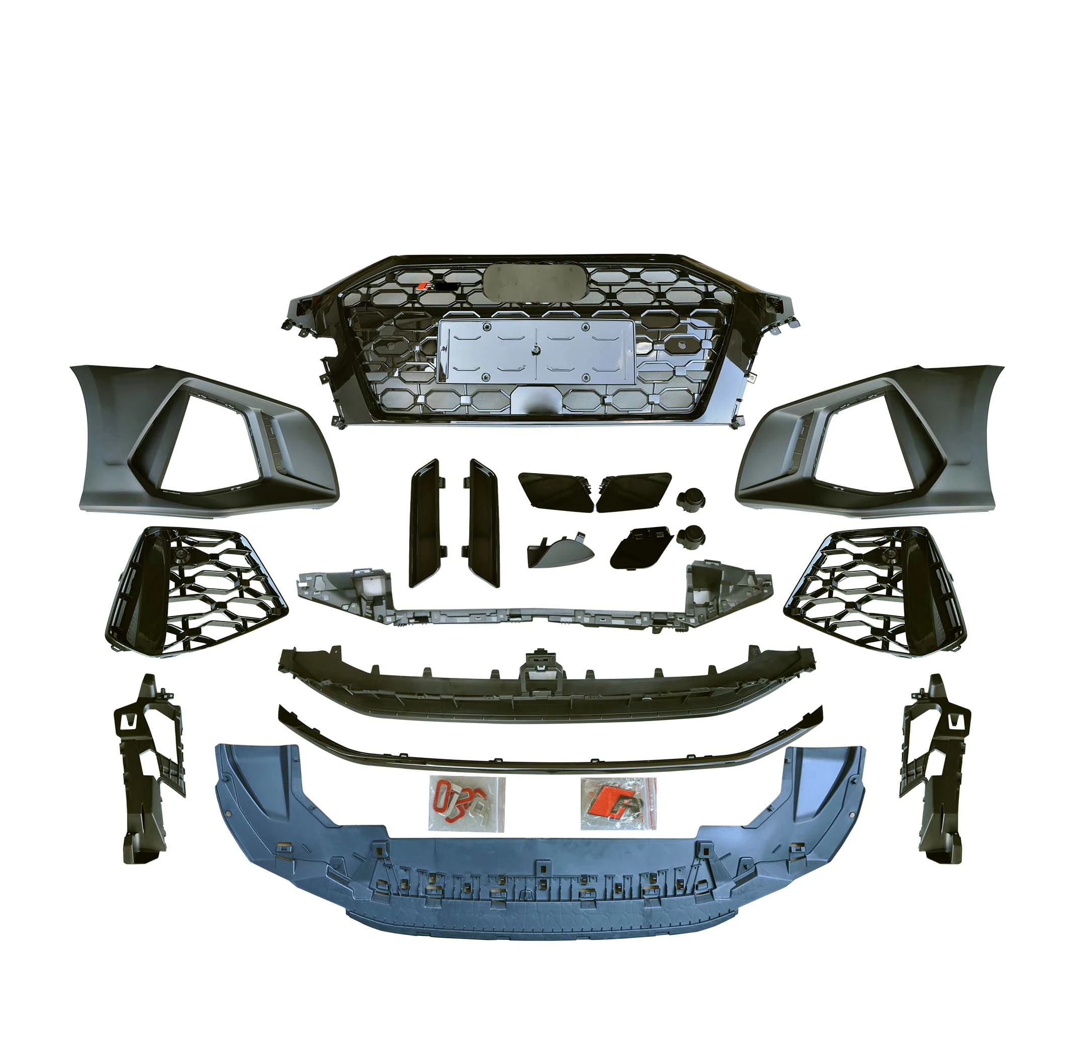 High Quality New Products RS3 A3 Car Front Body Kit S3 Car Bumper with Grille for Audi A3 RS3 S3 2020 2021 2022 2023 2024
High Quality New Products RS3 A3 Car Front Body Kit S3 Car Bumper with Grille for Audi A3 RS3 S3 2020 2021 2022 2023 2024