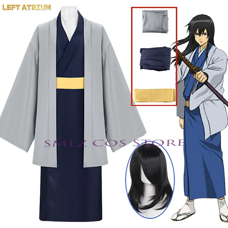 Katsura Kotarou Cosplay Costume Gintama Cosplay Blue Kimono Katsura Samurai Suit Halloween Carnival Anime Outfit for Men
Katsura Kotarou Cosplay Costume Gintama Cosplay Blue Kimono Katsura Samurai Suit Halloween Carnival Anime Outfit for Men