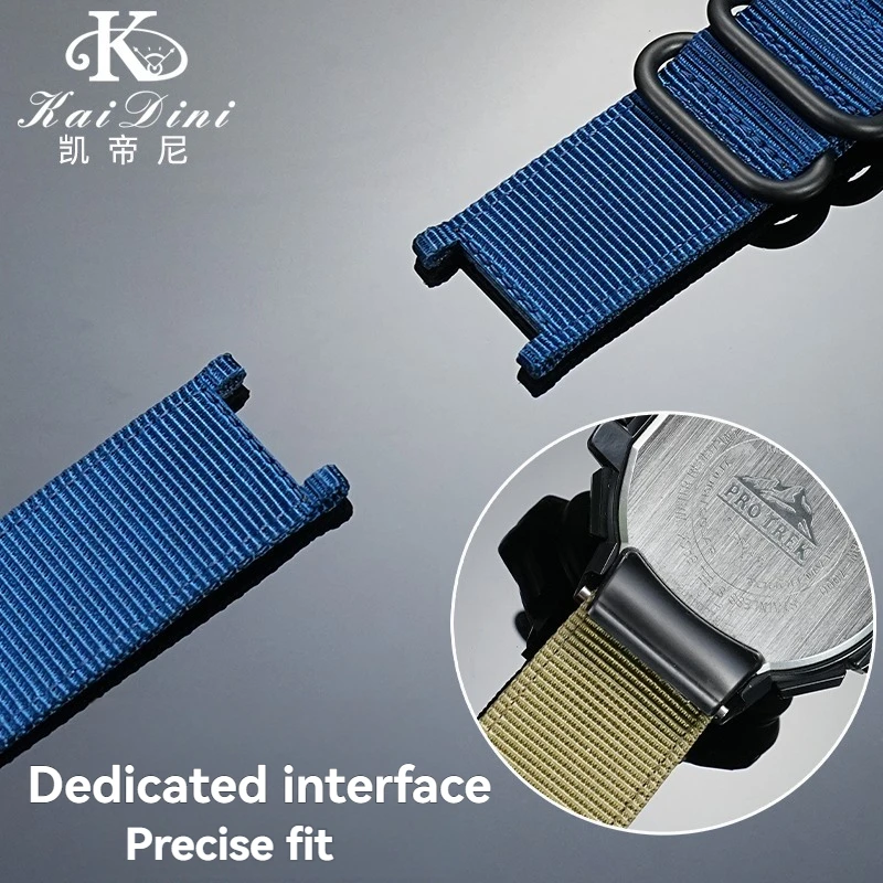 Modified nylon watchband For Casio PROTREK series mountaineering watch 5480 PRW-7000 PRW-7000FC mens canvas strap accessories
Modified nylon watchband For Casio PROTREK series mountaineering watch 5480 PRW-7000 PRW-7000FC mens canvas strap accessories