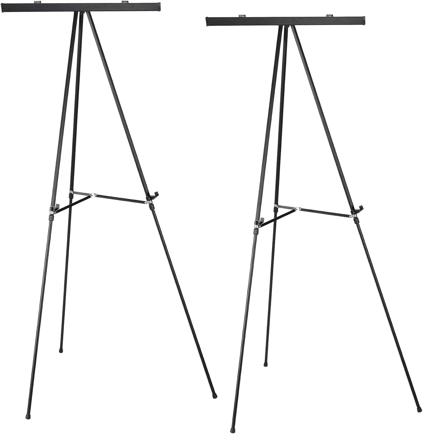 Aluminum Flip-Chart Presentation Easel Stand 2-Pack with Telescoping Legs, 70 Inches, Black
Aluminum Flip-Chart Presentation Easel Stand 2-Pack with Telescoping Legs, 70 Inches, Black