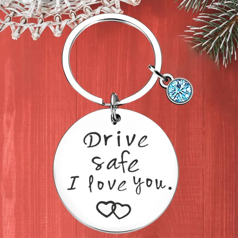 Metal Driver Keychain Pendant Drive Safe i love you Key Chains New Driver Husband Boyfriend Gift
Metal Driver Keychain Pendant Drive Safe i love you Key Chains New Driver Husband Boyfriend Gift