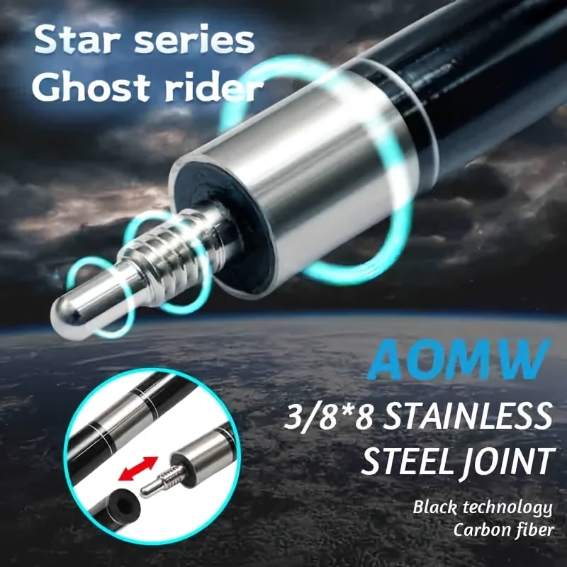 Black glass fiber pool cue 13mm blue black carbon rod is not easy to deform high appearance horizontal head rod half pool cue gi
Black glass fiber pool cue 13mm blue black carbon rod is not easy to deform high appearance horizontal head rod half pool cue gi