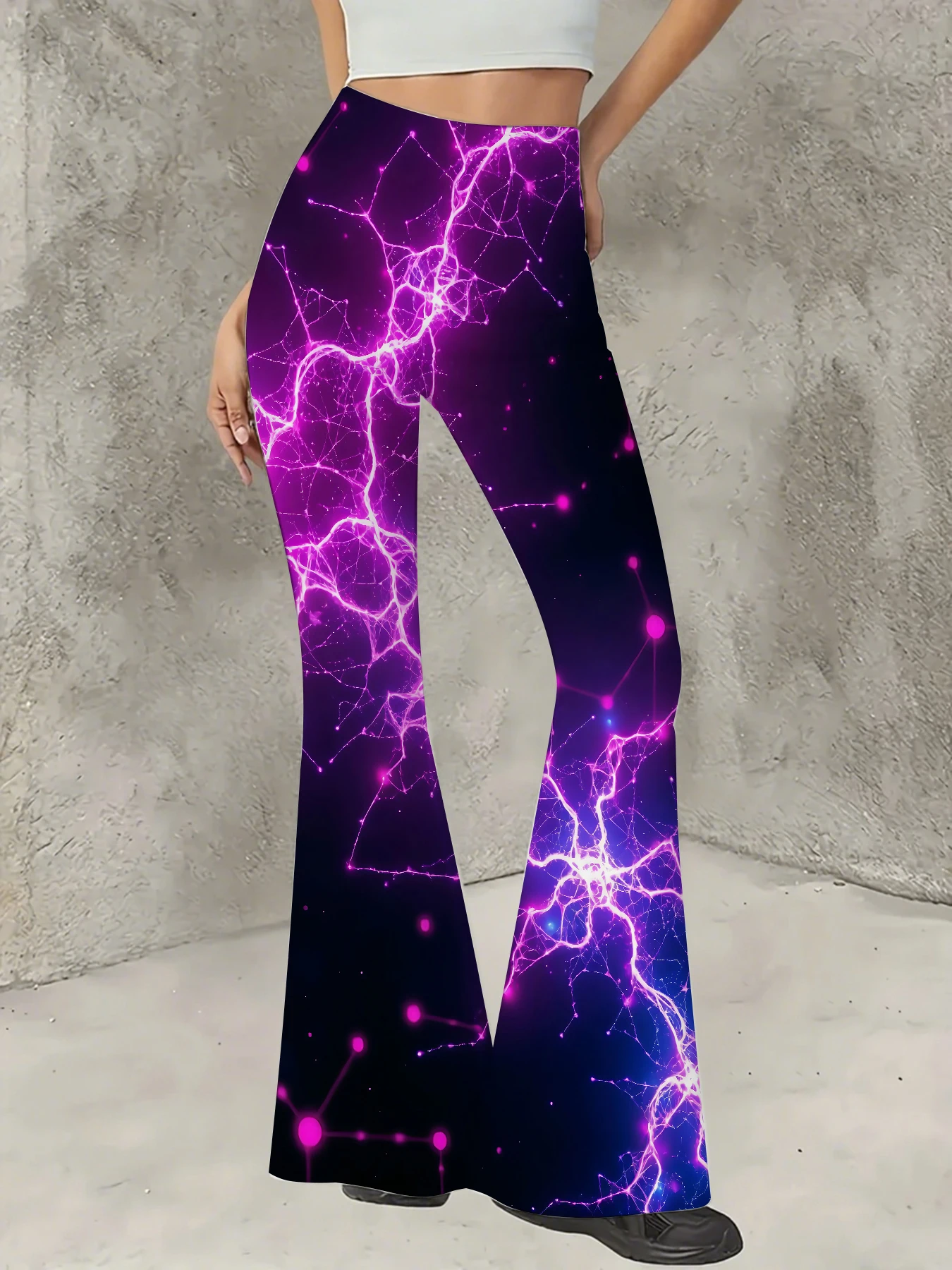 Women's Printed Flare Pants Y2K High Waist Bell Bottom Trousers Streetwear
Women's Printed Flare Pants Y2K High Waist Bell Bottom Trousers Streetwear