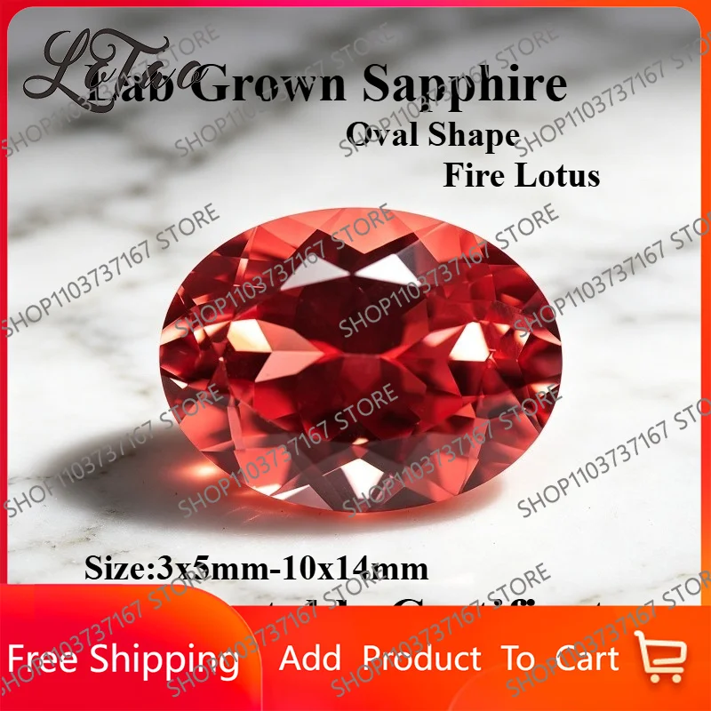 High Quality Lab Grown Sapphire Oval Cut Fire Lotus Charms Gemstone for DIY Jewelry Rings Earrings Making Selectable Certificate
High Quality Lab Grown Sapphire Oval Cut Fire Lotus Charms Gemstone for DIY Jewelry Rings Earrings Making Selectable Certificate