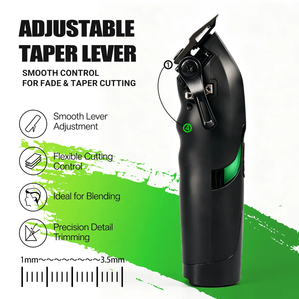 7000RPM High Torque Men's Electric Hair Clipper BL-18 Ceramic Blade Hair Trimmer BRDCLIP Barber Shop Salon Hair Salon Clipper
7000RPM High Torque Men's Electric Hair Clipper BL-18 Ceramic Blade Hair Trimmer BRDCLIP Barber Shop Salon Hair Salon Clipper