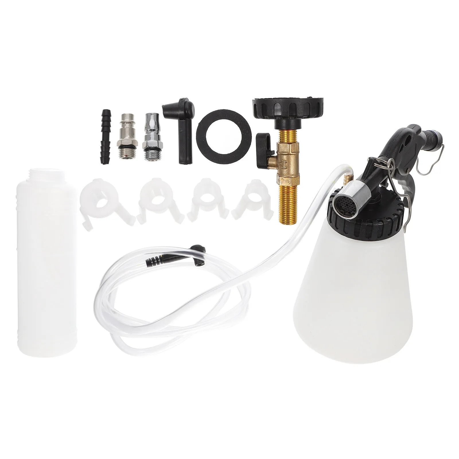 1Set Car Brake Oil Changing Machine Dual Pot Replaceable Design Leak Proof Transfer Pump Professional Oil Absorber Siphon Pump
1Set Car Brake Oil Changing Machine Dual Pot Replaceable Design Leak Proof Transfer Pump Professional Oil Absorber Siphon Pump