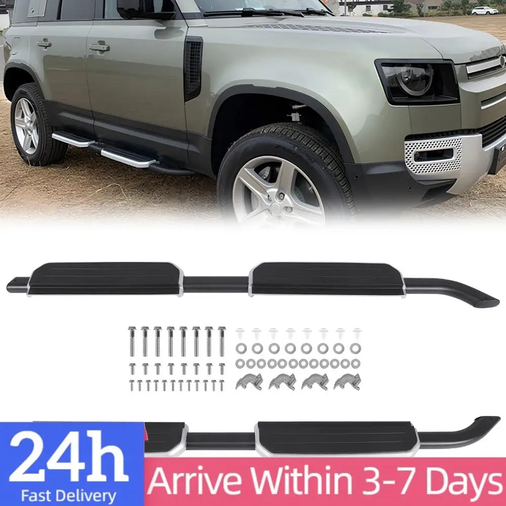 For 2020 2024 Land Rover Defender Running Boards High Load Bearing Aluminum Alloy Side Step Bars Nerf Bars for 110 130 4dr
For 2020 2024 Land Rover Defender Running Boards High Load Bearing Aluminum Alloy Side Step Bars Nerf Bars for 110 130 4dr