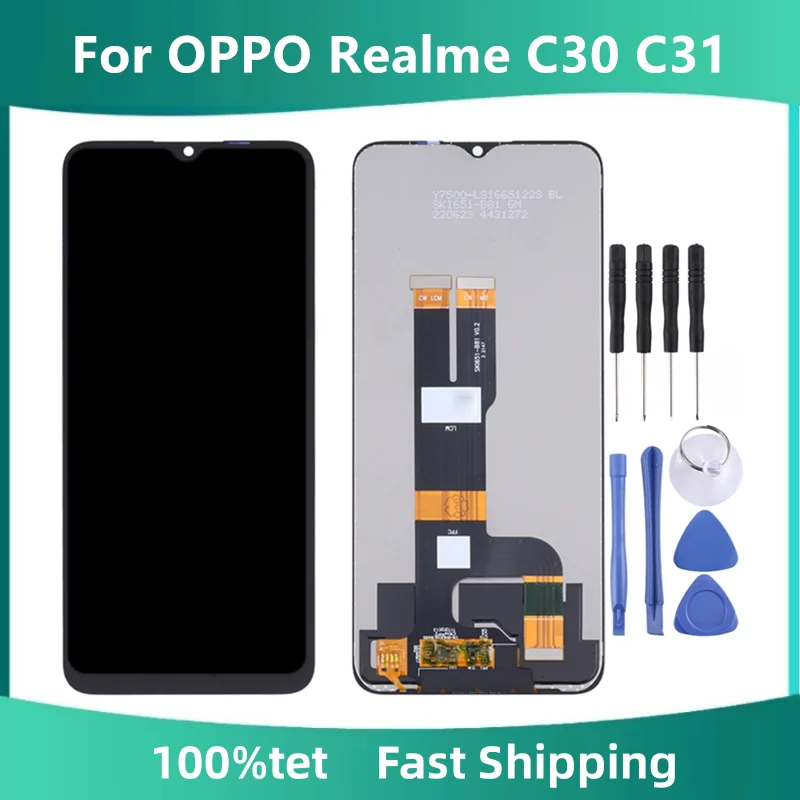 6.5" For OPPO Realme C30 C31 RMX3581 RMX3501 LCD Display Touch Screen Replacement Digitizer Assembly
6.5" For OPPO Realme C30 C31 RMX3581 RMX3501 LCD Display Touch Screen Replacement Digitizer Assembly