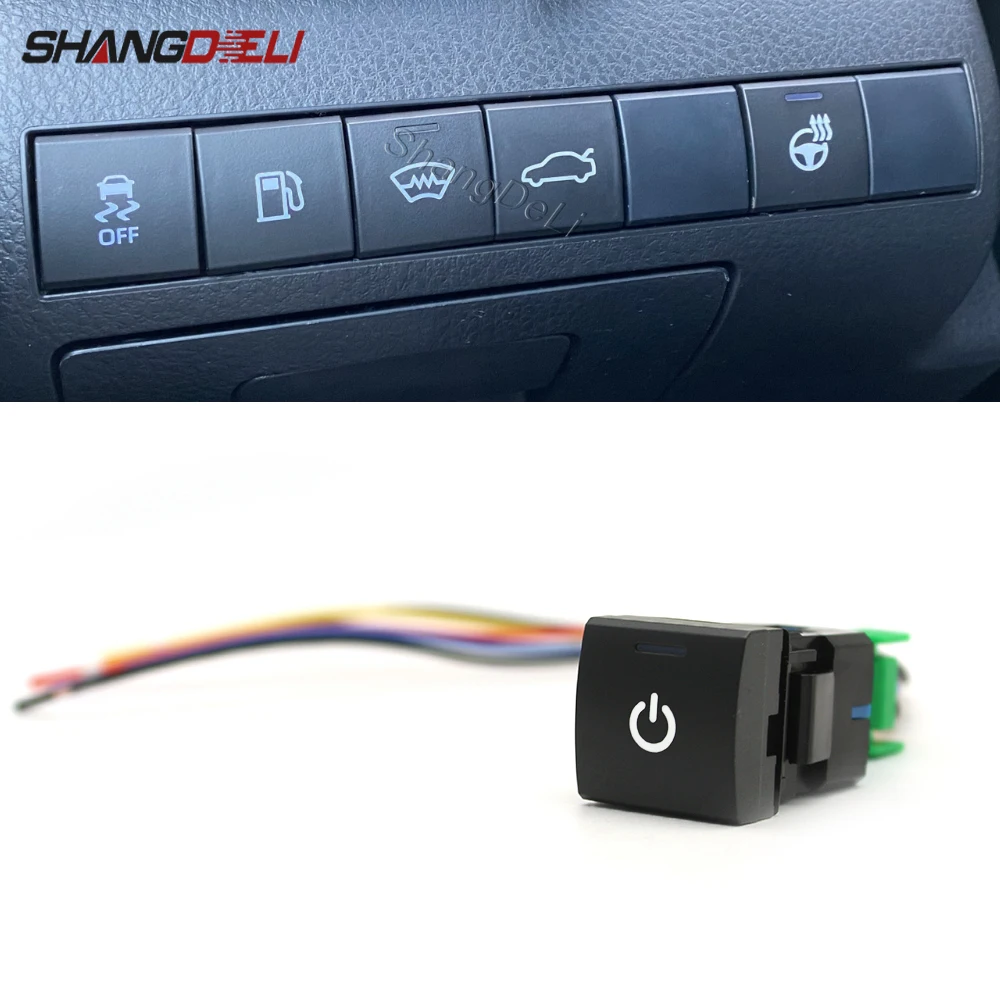 Car LED Light Power On Off Switch Button For Toyota Camry xv70 2018 Avalon Rav4 2020 prado 150 2019
Car LED Light Power On Off Switch Button For Toyota Camry xv70 2018 Avalon Rav4 2020 prado 150 2019