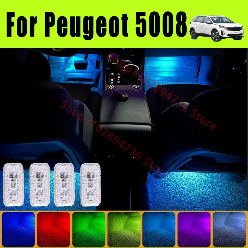RGB Footwell Luggage Compartment Car Led HD Seat Lamp For Peugeot 5008 Car LED Atmosphere Decorative Lamp
RGB Footwell Luggage Compartment Car Led HD Seat Lamp For Peugeot 5008 Car LED Atmosphere Decorative Lamp