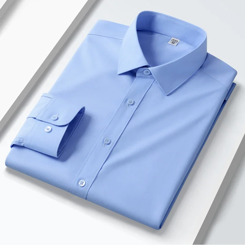 Mens Classic Business Long Sleeve Modal Shirts Comfortable Easy Care Formal Dress Shirt Casual Standard Fit Male Workwear Shirts
Mens Classic Business Long Sleeve Modal Shirts Comfortable Easy Care Formal Dress Shirt Casual Standard Fit Male Workwear Shirts