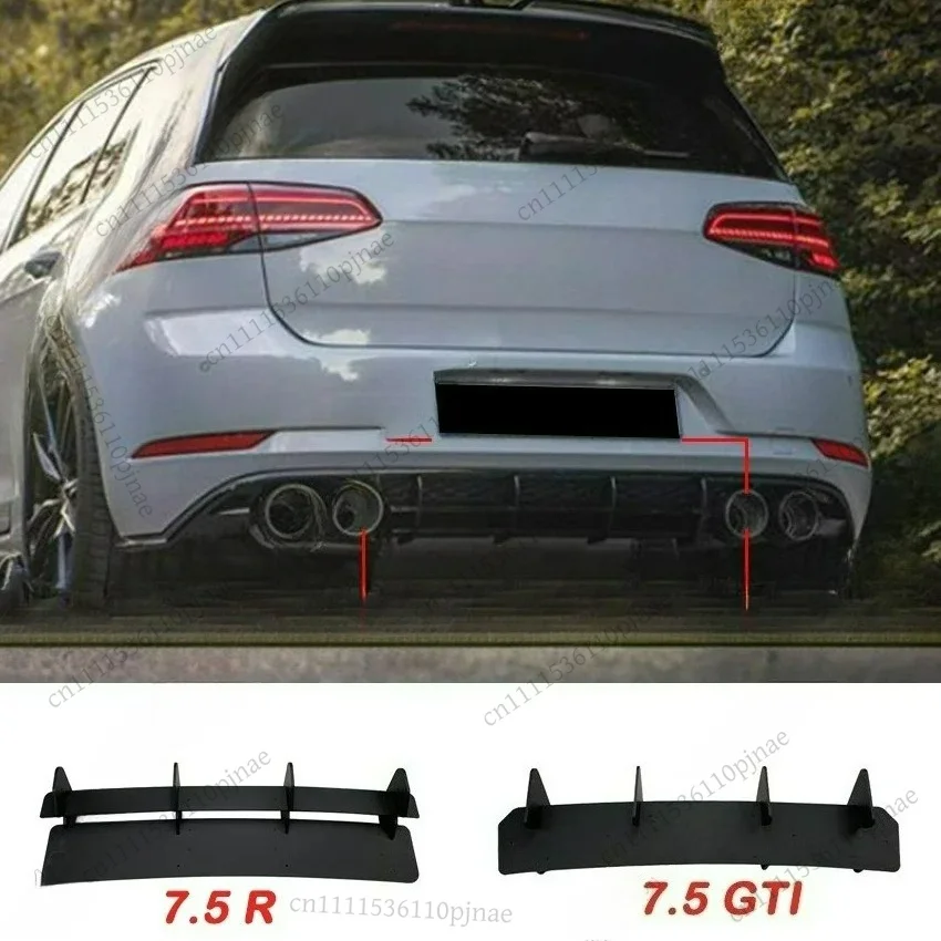 For Volkswagen Golf 7.5 MK 7.5 R GTI 2017-2020 Rear Bumper Diffuser Tail Splitter Spoilers Protector Guard Lip Body Kits Black
For Volkswagen Golf 7.5 MK 7.5 R GTI 2017-2020 Rear Bumper Diffuser Tail Splitter Spoilers Protector Guard Lip Body Kits Black