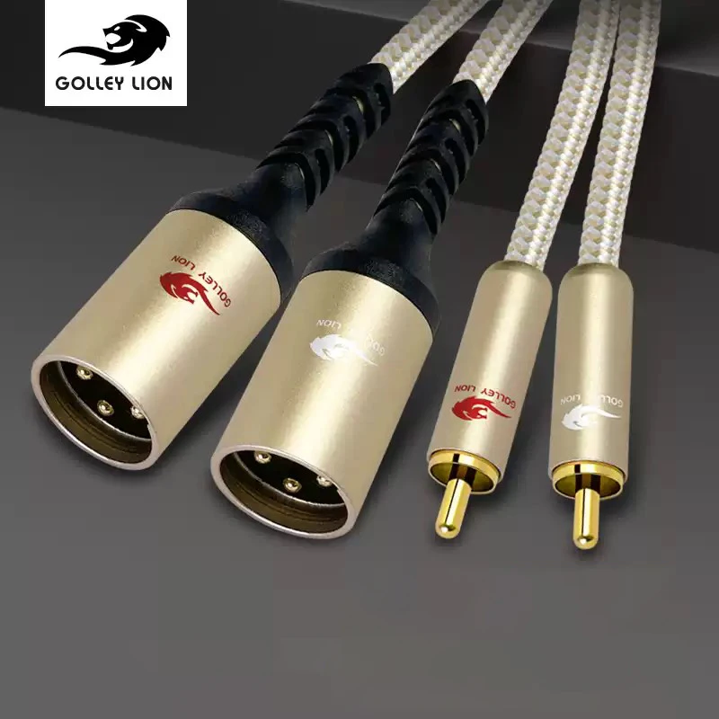 Hifi Audio Cable Dual RCA Plug to Dual Regular 3-Pin XLR Plug for AMP Mixer TV Sound Card SPC Cable Gold Plated 1M 2M 3M 5M 8M
Hifi Audio Cable Dual RCA Plug to Dual Regular 3-Pin XLR Plug for AMP Mixer TV Sound Card SPC Cable Gold Plated 1M 2M 3M 5M 8M