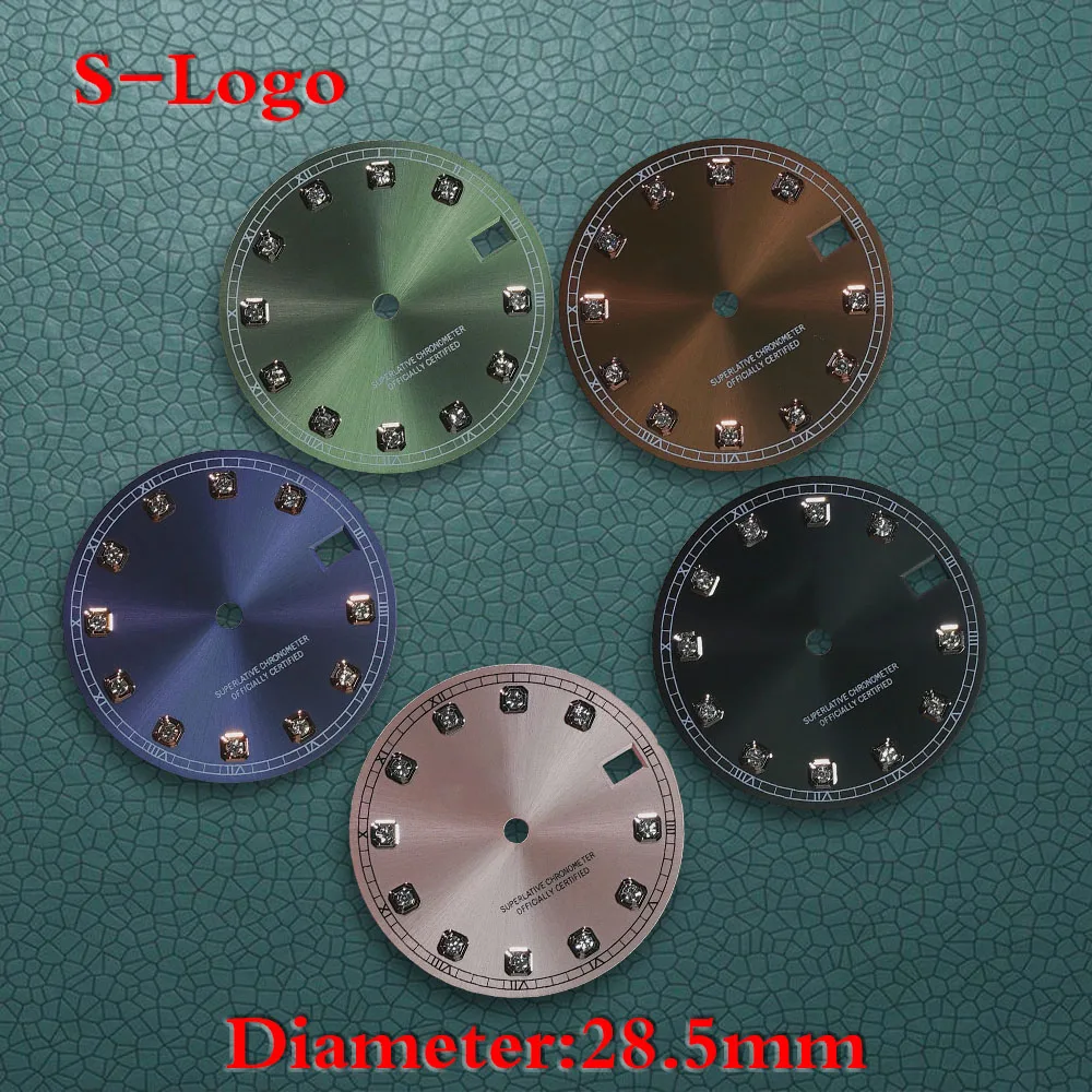 Высокое качество 28,5 мм S логотип циферблат NH35 циферблат Sunray алмазный циферблат для NH35/NH36/4R/7S механизм аксессуары для часов инструмент для ремонта
Высокое качество 28,5 мм S логотип циферблат NH35 циферблат Sunray алмазный циферблат для NH35/NH36/4R/7S механизм аксессуары для часов инструмент для ремонта