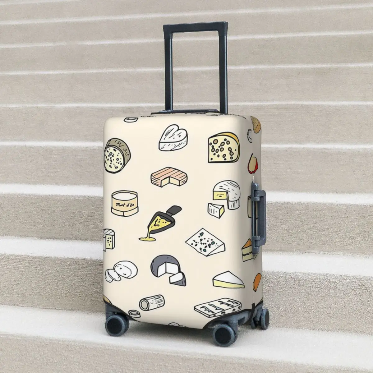 Cheese Pattern Suitcase Cover Protection Elastic Travel Luggage Protector Covers for 18-32 Inch
Cheese Pattern Suitcase Cover Protection Elastic Travel Luggage Protector Covers for 18-32 Inch