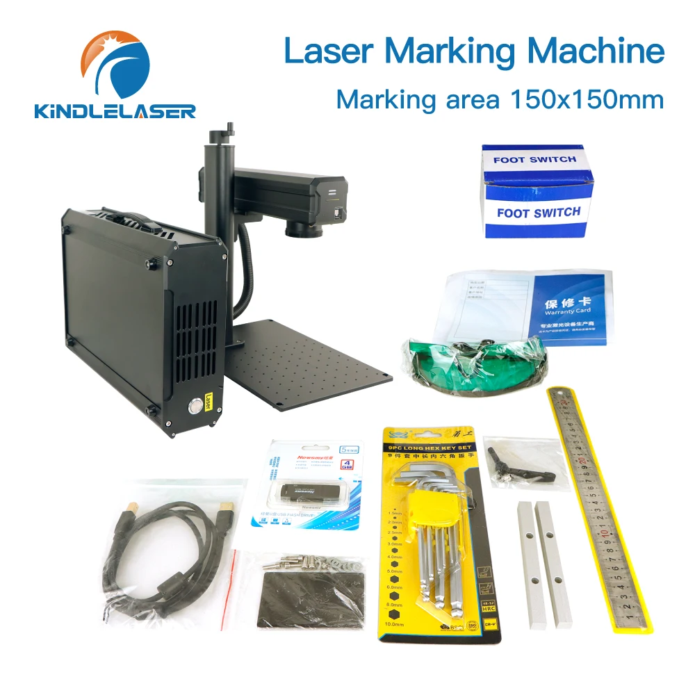 Kindlelaser S5 20W 30W Fiber Laser Marking Machine Industrial Portable High Precision Engraver for Metal Jewelry Leather Plastic
Kindlelaser S5 20W 30W Fiber Laser Marking Machine Industrial Portable High Precision Engraver for Metal Jewelry Leather Plastic