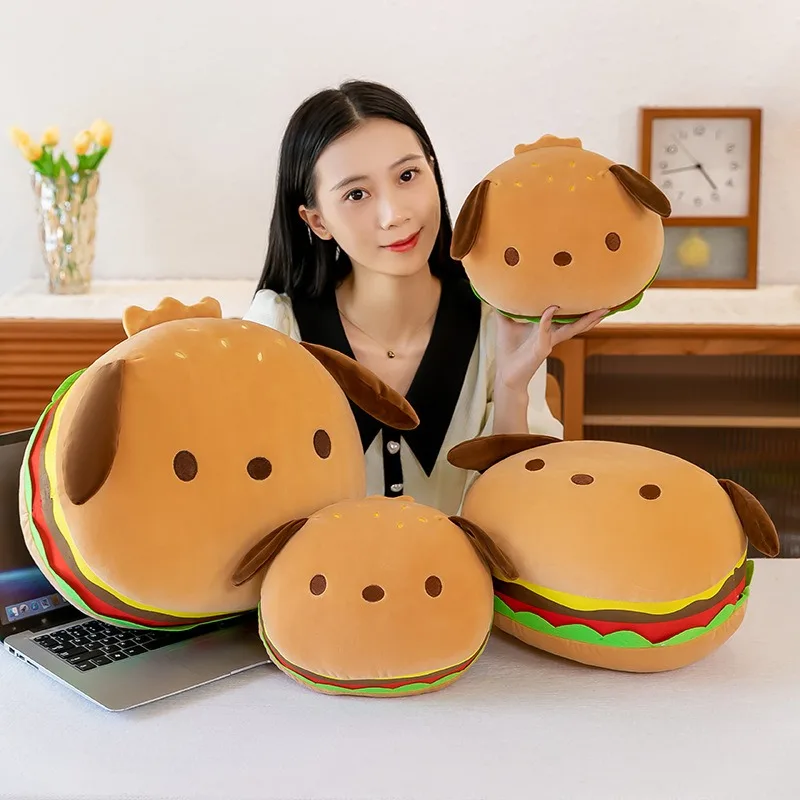 Kawaii Burger Dog Plush Toy Cute Pacha Dog Stuffed Doll for Kids Birthday Gift Soft Cuddly Pillow for Children and Girls
Kawaii Burger Dog Plush Toy Cute Pacha Dog Stuffed Doll for Kids Birthday Gift Soft Cuddly Pillow for Children and Girls