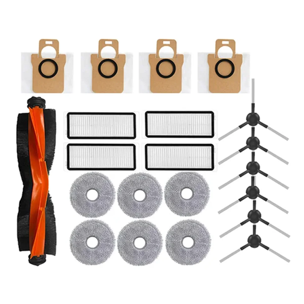 For Dreame L20 Ultra L30 Ultra X20 Pro Robot Vacuum Main Side Brush HEPA Filter Mop Cloth Pad Dust Bag Spare Parts
For Dreame L20 Ultra L30 Ultra X20 Pro Robot Vacuum Main Side Brush HEPA Filter Mop Cloth Pad Dust Bag Spare Parts
