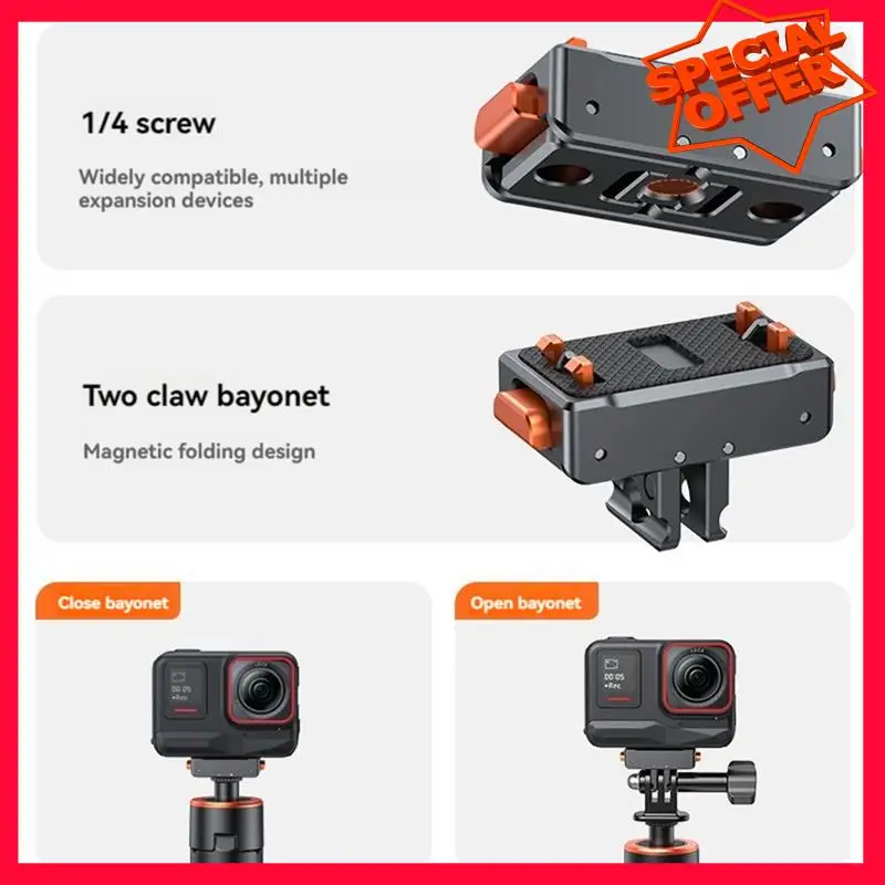 -ESTR для Insta360 Ace/Ace Pro магнитное быстросъемное крепление с двумя когтями адаптер для Insta360 Ace/Ace Pro аксессуары для камеры
-ESTR для Insta360 Ace/Ace Pro магнитное быстросъемное крепление с двумя когтями адаптер для Insta360 Ace/Ace Pro аксессуары для камеры