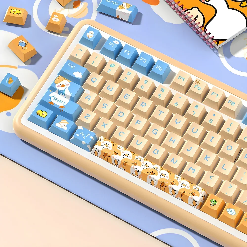 Cute Duckling Cherry Keycaps PBT Large Set Cartoon for 60/64/84/98/108 Gaming Mechanical Keyboard MX Switch
Cute Duckling Cherry Keycaps PBT Large Set Cartoon for 60/64/84/98/108 Gaming Mechanical Keyboard MX Switch