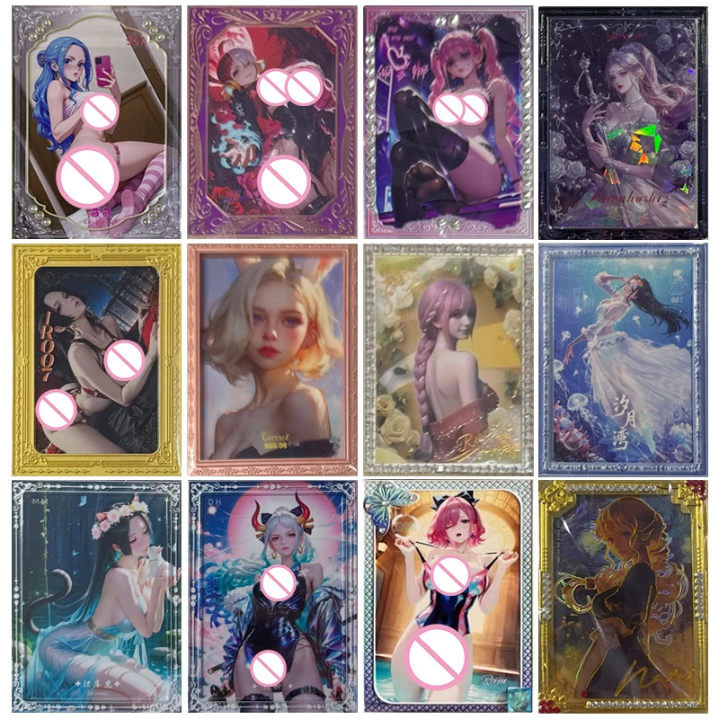 Anime One Piece BW SL DH SSS Metal Cards Hancock Nami Robin Yamato Collection Cards Christmas Birthday Gifts Children's Toys
Anime One Piece BW SL DH SSS Metal Cards Hancock Nami Robin Yamato Collection Cards Christmas Birthday Gifts Children's Toys