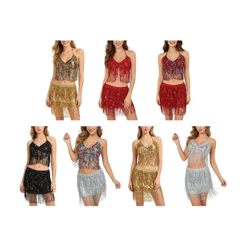 2Pcs Belly Dance Costumes Set for Women Girls Belly Dance Bra Tops and Bellydance Hip Scarf Belly Dancer Outfits Gifts
2Pcs Belly Dance Costumes Set for Women Girls Belly Dance Bra Tops and Bellydance Hip Scarf Belly Dancer Outfits Gifts