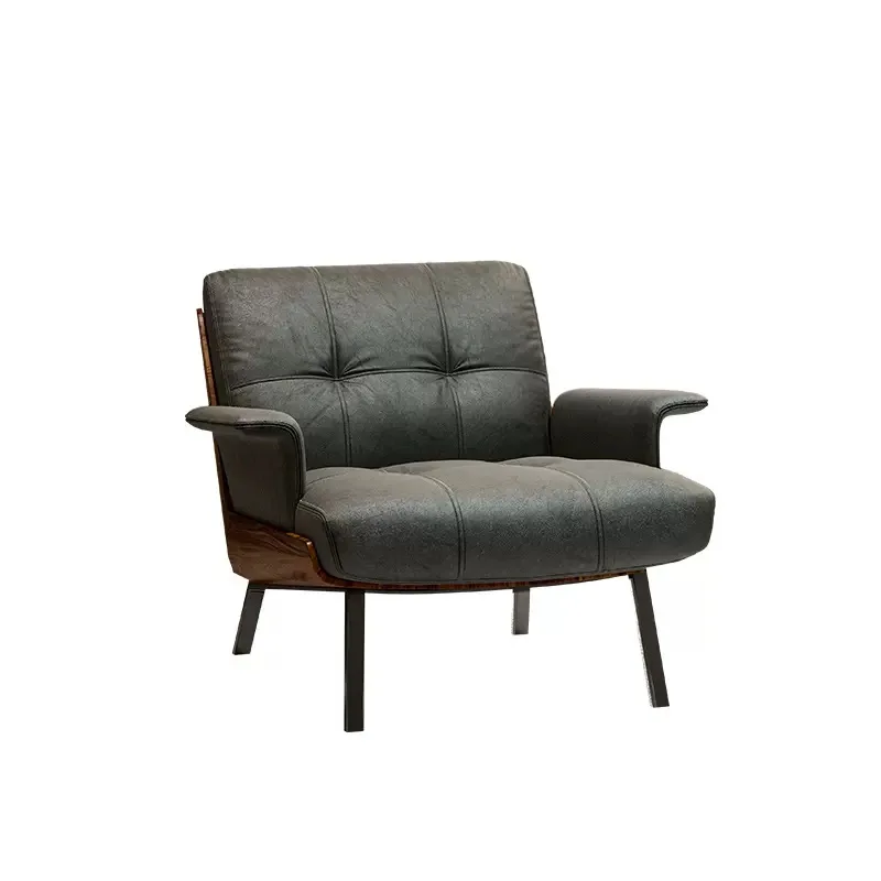 Lazy sofa leisure chair, living room home leather comfortable art sofa chair
Lazy sofa leisure chair, living room home leather comfortable art sofa chair