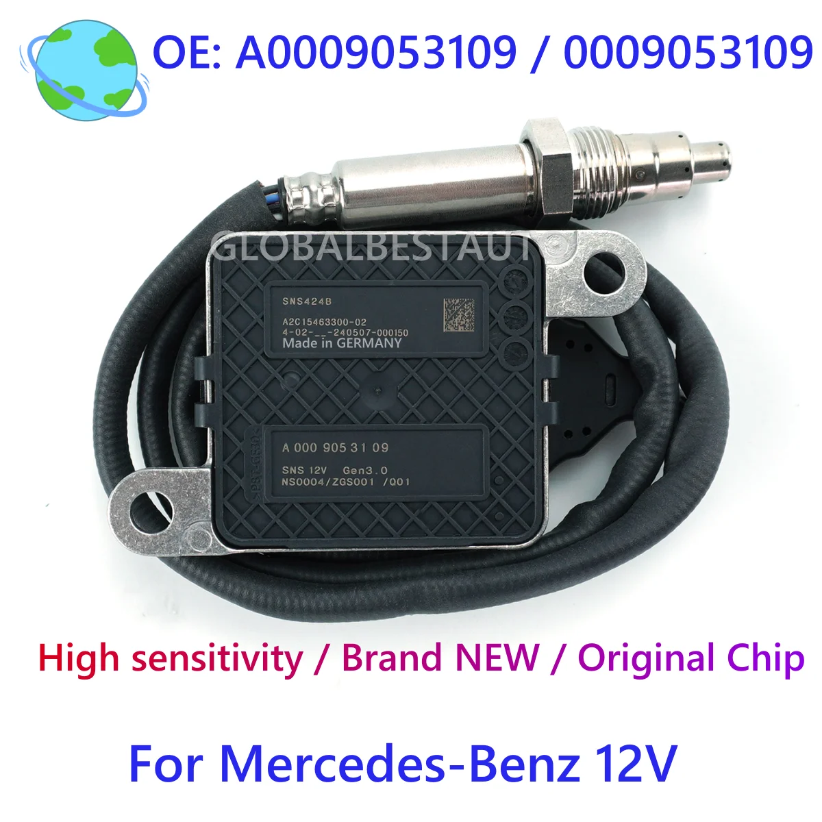 A0009053109 Nox sensor Nitrogen Oxide Sensor For Mercedes-Benz CLS W257 W213 W238 W177 C205 S205 Sprinter 3-t 5-t Renault Trafic
A0009053109 Nox sensor Nitrogen Oxide Sensor For Mercedes-Benz CLS W257 W213 W238 W177 C205 S205 Sprinter 3-t 5-t Renault Trafic