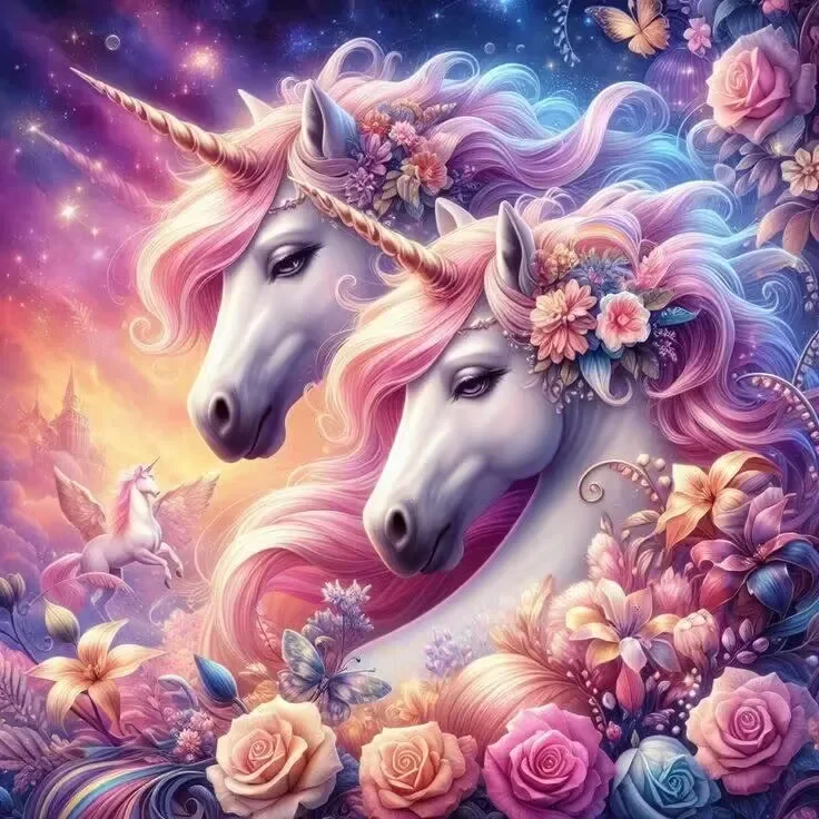 Sunature AB Diamond Painting Art Full Square Round Drills Unicorn Flower Diamond Painting Kits (5-10 AB Colors)
Sunature AB Diamond Painting Art Full Square Round Drills Unicorn Flower Diamond Painting Kits (5-10 AB Colors)