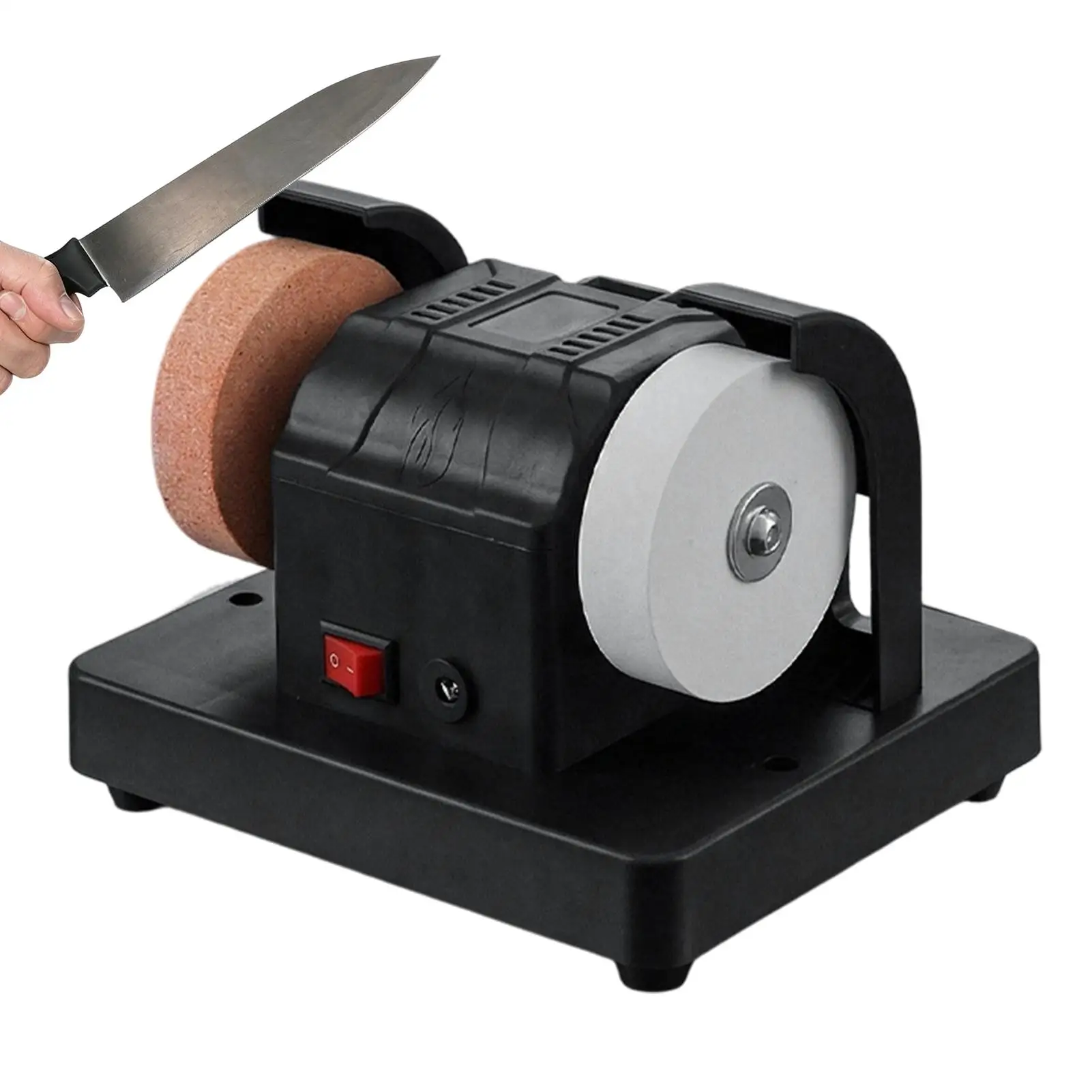 Bench Grinder Electric Double Wheel Sander Bench Grinder Metal Sanding Machine For Cutter Making Wood Metalworking Jewelry DIY
Bench Grinder Electric Double Wheel Sander Bench Grinder Metal Sanding Machine For Cutter Making Wood Metalworking Jewelry DIY